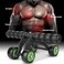 Ab Roller for Abs Workout - 4 Wheel AB Wheel Roller - Workout System - with Knee Protection Pad - Home Gym Workout Exercise Equipment - Abdomen Muscle Training - for Men/Women