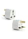 Generic Electrical Travel Wall Plug Adapter White