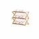 Home Pro 3-Tier Bamboo Shoe Rack Beige