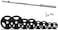 ULTIMAX Olympic Barbell Bar with Tri-Grip Rubber Plate Set for Body Pump Home Gym, Weightlifting, and Strength Training-(6 ft-60kg)