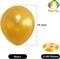 Party Time 20-Pieces 10 inches MetallicGold Balloons, Latex Balloons For Baby Shower, Bridal Shower, Valentine&#39;s Day, Wedding Decor &amp; Birthday Party Decoration - Party Supplies