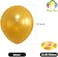 Party Time 20-Pieces 10 inches MetallicGold Balloons, Latex Balloons For Baby Shower, Bridal Shower, Valentine's Day, Wedding Decor &amp; Birthday Party Decoration - Party Supplies