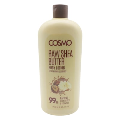 Cosmo Raw Natural Shea Butter And Vitamin E Body Lotion 750Ml