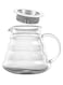Mibru V60 Coffee Server Maker Heat Resistant Glass Pot Pour Over Server Kettle Coffee Teapot Hand Drip Pour Over 600ml