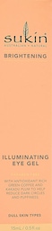 Sukin Brightening Illuminating Eye Gel, 15 ml