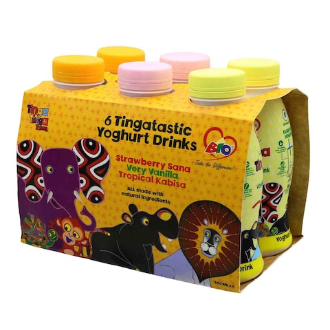 Bio Tinga Tinga Assorted 6 pack Yogurt Drink 350ml