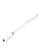 Generic Lightning To 3.5mm Female AUX Audio Adapter For iPhone 7 White