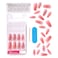 Kiss Jelly Fantasy False Nails KGFJ01C Pink 28 PCS