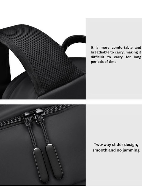 Mei Homecenter Water Resistant Travel Laptop Backpack for Students Bookbag Work Business with USB Black Online Carrefour UAE