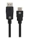 HP Display Port To HDMI Cable Black/Silver