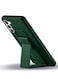 Samsung Galaxy S23 Plus Grip Case Magnetic Kickstand Cover with Foldable Hand Strap Green