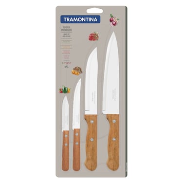 Tramontina Dynamic Knife Set Brown 4 PCS