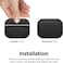 Elago Silicone Hang designed for Airpods Pro 2nd Gen (2022) case cover with Carabiner - Black