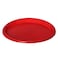 Mintra Plastic Round Plate 6.5cm Red