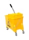 Generic Mop Bucket With Wheel And Wringer, Yellow, 20L