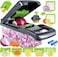 Generic SMK Vegetable Chopper, Multifunctional 14 In 1 Food Chopper With Garlic Peeler