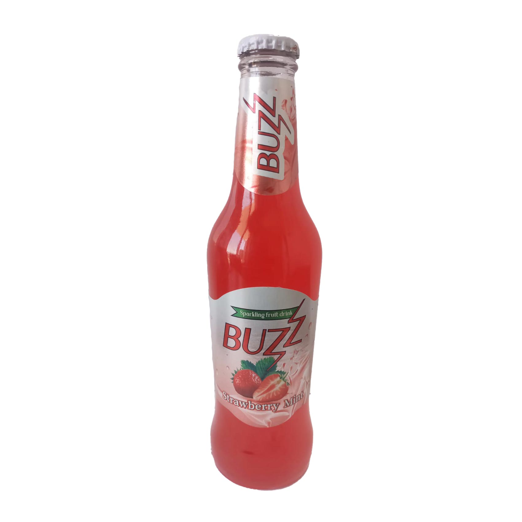 Buy Buzz Sparkling with Strawberry Mint - 300 Ml Online | Carrefour Egypt