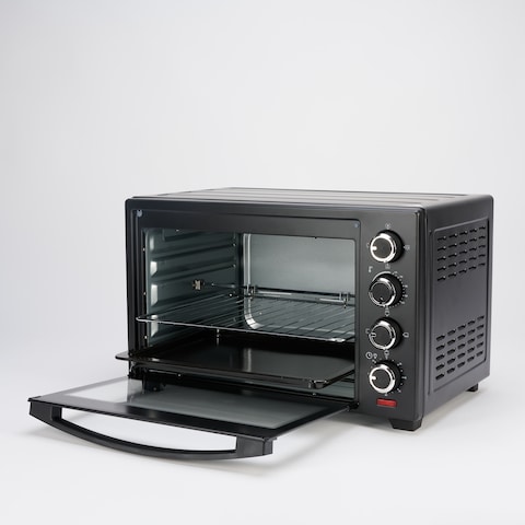 DOMEA&reg; Electric Toaster Oven   Counter Top Oven With Rotisserie function  Convection Function   Grill And Cooking Tray   Adjustable Heat Settings   60 Minutes Timer   40 L,1600W