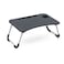 Generic-CK714 Foldable Laptop Table, Portable Standing Bed Desk Black