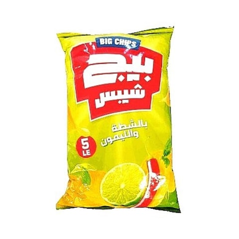 بيج رقائق بطاطس بنكهة الشطة والليمون - 47 جرام