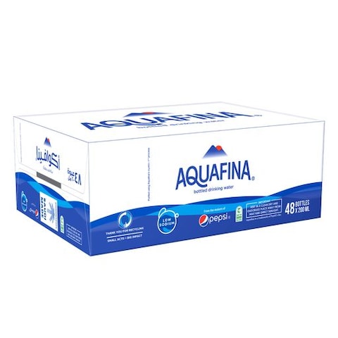 Aquafina Bottled Drinking Water, 200ml x 48