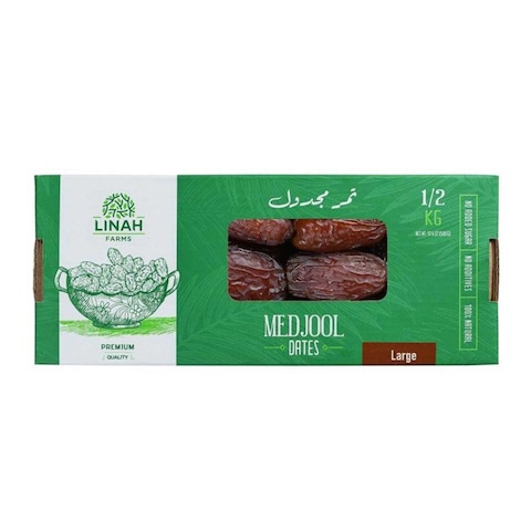 Linah Farms Premium Medjool Large Dates - 500 gram