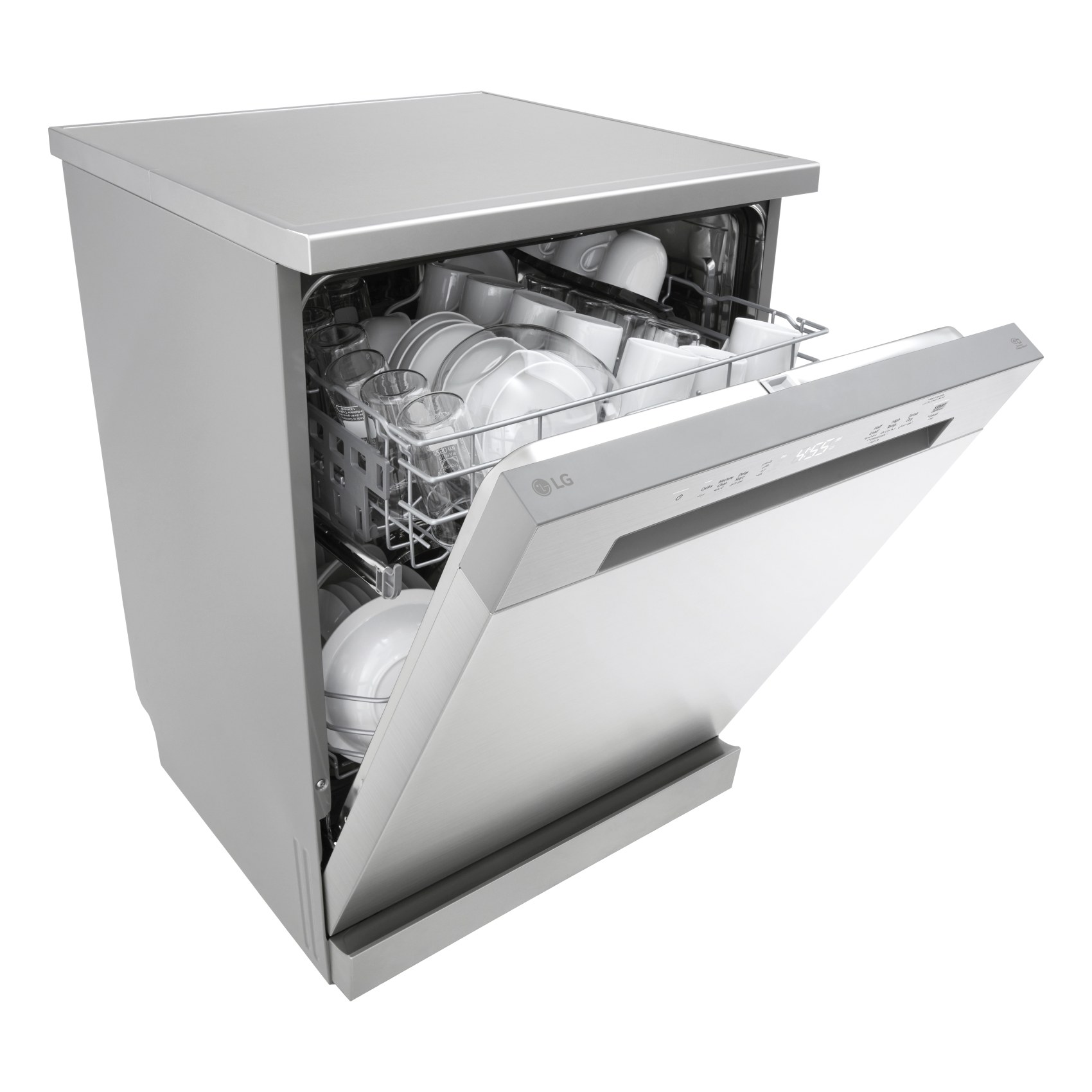 LG QuadWash Dishwasher DFC612FV Platinum Silver 14 Place Settings