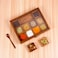Star CookIndia Craft Wooden Spice Box 12 Containers For Kitchen Masala Dabba &amp; Spoon In Sheesham Wood Kitchen Spice Masala Dani Namak Daani Dabba Multipurpose Decorative Boxes (Pack Of 1)
