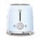 Smeg 50's Style Toaster TSF01PBUK, 950 W, Pastel Blue, 6 Toasting Levels