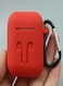 Generic Protective Carring Case For Apple Airpods Red