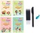 Sank Magic Practice Copybook for Kids - The Print Handwiriting Workbook-Reusable Writing Practice Book （Four Books with Pen）