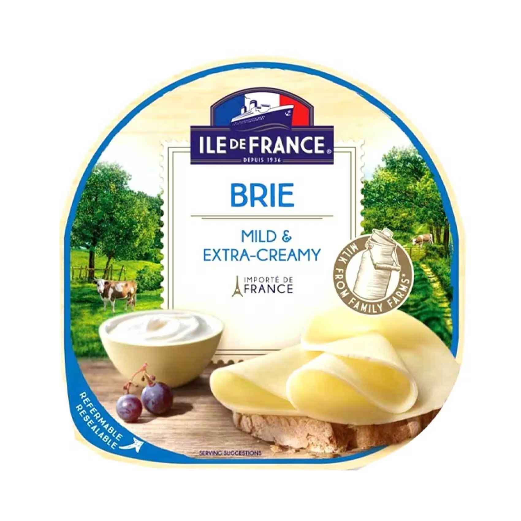 ILE De France Brie Creamy Cheese Mild And Extra 150g