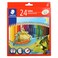 Staedtler Luna Hexagonal Shaped Color Pencils 24pieces