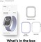 Elago Duo for Apple Watch Series 8/7 (41mm), Series 6/SE/5/4 (40mm) cover case - Clear Purple