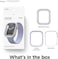 Elago Duo for Apple Watch Series 8/7 (41mm), Series 6/SE/5/4 (40mm) cover case - Clear Purple