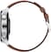 Huawei Watch 3, Connected GPS Smartwatch With Sp02 and All-Day Health Monitoring, 14 Days Battery Life, Brown Leather Strap