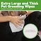 Dog Wipes Hypoallergenic 8x8 Deodorizing Grooming Pet Wipes Cleaning for Dogs Cats-with Vitamin E and Aloe Plant-Based, Earth-Friendly for Paws, Face, Body &amp; Butt 80Pcs