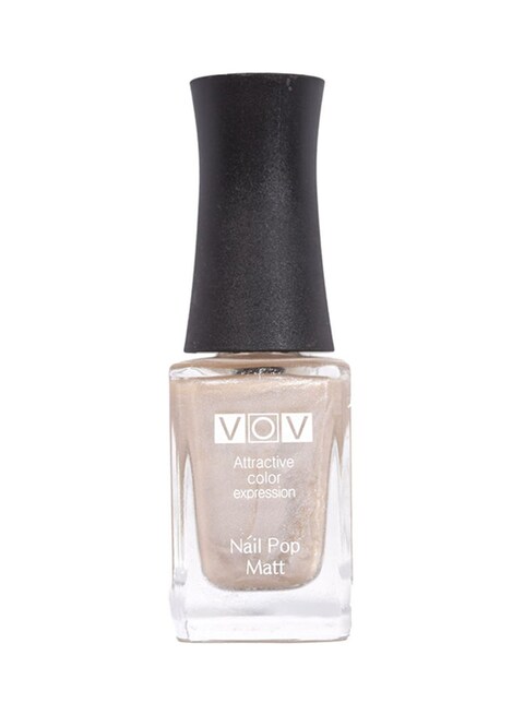 Buy Vov Nail Pop Matt Nail Polish 2500 Silver Beige in Saudi Arabia