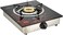 Olsenmark Tempered Glass Single Burner Gas Stove - Auto Ignition - Stainless - Steel Drip Pan - Glass Top