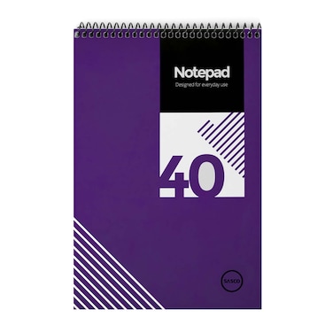 ساسكو بلوك نوت A5 مسطر - 40 صفحة