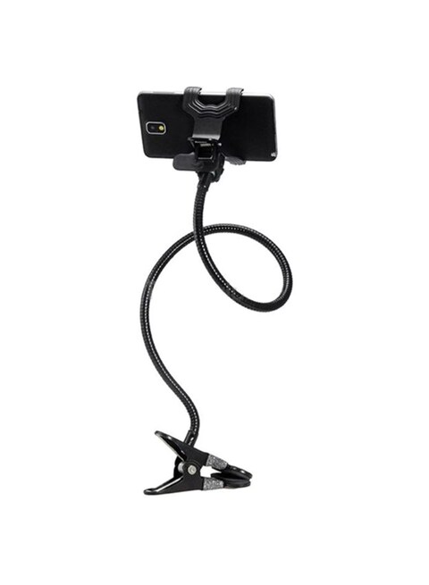 Generic - Flexible Phone Mount Holder With Clip Black