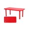 Plastic Rectangle Table For Kindergarten Children