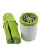 Olliwon Herb Mill Grinder White/Green 7.5x17.5x7.5centimeter