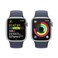 Apple Watch Series 9 GPS 45mm Silver Aluminium Case with Storm Blue Sport Band  ML