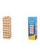Generic 54-Piece Wooden Tower Hardwood Building Blocks Toy