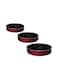 Almufarrej 3 Pieces Round Tray Set Red 32 x 5.5cm