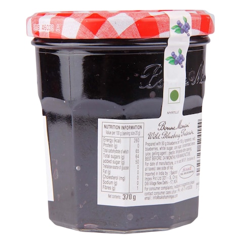 Bonne Maman Wild Blueberry Raspberry Jam 370g