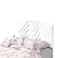 In House Oslo Velvet Bed Frame - Single - 200x120 cm - White