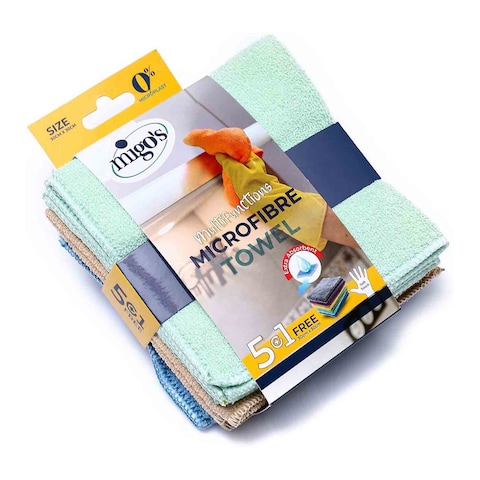 Migo&#39;s Microfiber Towel - 30 x 30 - Cm - 6 Pieces