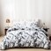 Luna Home Single size 4 pieces bedding set, marble design.